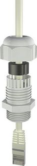 Produktbild: Bopla 12002414 Kabelverschraubung M25 Polyamid 6 Lichtgrau (RAL 7035) 1St.
