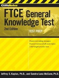 Produktbild: CliffsNotes FTCE General Knowledge Test with CD-ROM, 2nd Edition