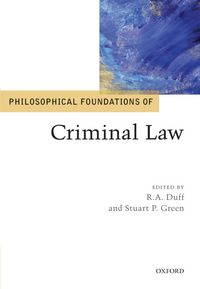 Produktbild: Philosophical Foundations of Criminal Law