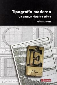Produktbild: Tipograf&iacute;a moderna : un ensayo hist&oacute;rico cr&iacute;tico