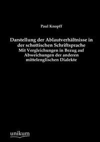 Produktbild: Knopff, P: Darstellung der Ablautverh&auml;ltnisse in der schotti