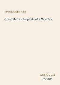 Produktbild: Great Men as Prophets of a New Era