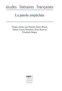 Produktbild: La parole emp&ecirc;ch&eacute;e