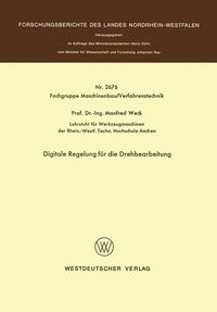 Produktbild: Digitale Regelung f&uuml;r die Drehbearbeitung