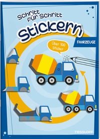 Produktbild: Stickern Schritt f&uuml;r Schritt. Fahrzeuge