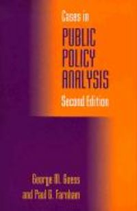Produktbild: Cases in Public Policy Analysis