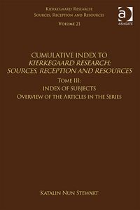 Produktbild: Volume 21, Tome III: Cumulative Index
