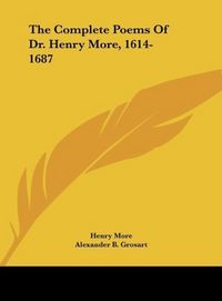 Produktbild: More, H: Complete Poems Of Dr. Henry More, 1614-1687