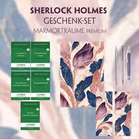 Bild vom Artikel Sherlock Holmes Geschenkset - 5 Bücher (mit Audio-Online) + Marmorträume Schreibset Premium vom Autor Arthur Conan Doyle