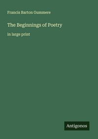 Produktbild: The Beginnings of Poetry