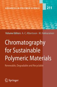 Produktbild: Chromatography for Sustainable Polymeric Materials