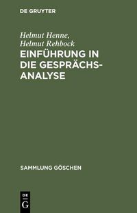 Produktbild: Einf&uuml;hrung in die Gespr&auml;chsanalyse