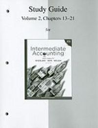 Produktbild: Study Guide, Volume 2 for Intermediate Accounting: Chapters 13-21