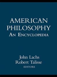 Produktbild: American Philosophy: An Encyclopedia