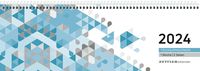 Bild vom Artikel Tischquerkalender 2024 29,6x9,9 1W/2S blau vom Autor 