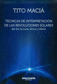 Produktbild: T&eacute;cnicas de interpretaci&oacute;n de las revoluciones : del Sol, la luna, Venus y Marte