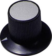 Produktbild: TRU Components 29/17 Drehknopf Schwarz (&Oslash; x H) 29mm x 20mm 1St.