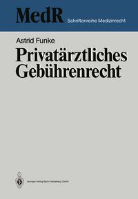 Produktbild: Privat&auml;rztliches Geb&uuml;hrenrecht