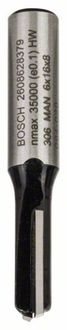 Produktbild: Bosch Accessories 2608628379 Nutfr&auml;ser Hartmetall L&auml;nge 48 mm Produktabmessung, &Oslash; 6 mm Schaftdurchmesser 8 mm