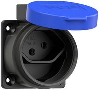 Produktbild: PCE 1313-0bc Anbau-Steckdose IP55 Schwarz/Blau
