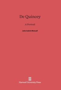 Produktbild: De Quincey : A Portrait