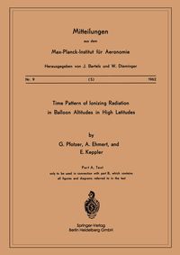 Produktbild: Time Pattern of Ionizing Radiation in Balloon Altitudes in High Latitudes