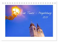 Produktbild: Blue Times - Magdeburg (Tischkalender 2027 DIN A5 quer), CALVENDO Monatskalender