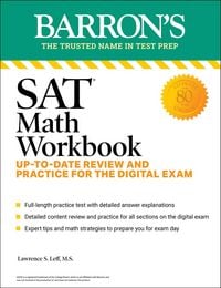 Produktbild: SAT Math Workbook: Up-to-Date Practice for the Digital Exam