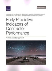Produktbild: Early Predictive Indicators of Contractor Performance