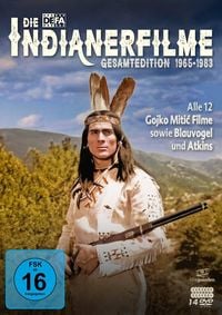 Produktbild: Die DEFA-Indianerfilme Gesamtedition: Alle 12 Gojko Mitic Filme + Blauvogel + Atkins (DEFA Filmjuwelen) [14 DVDs]