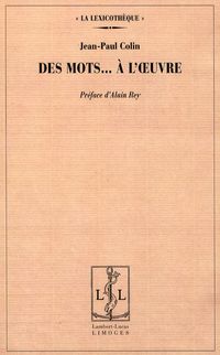 Produktbild: Des Mots...a l'Oeuvre