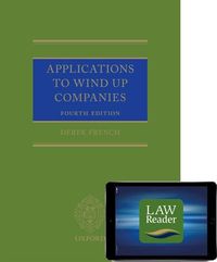 Produktbild: Applications to Wind Up Companies (Book and Digital Pack)