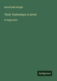 Produktbild: Their Yesterdays; A novel