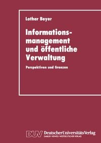 Produktbild: Informationsmanagement und &ouml;ffentliche Verwaltung