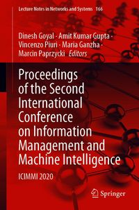 Produktbild: Proceedings of the Second International Conference on Information Management and Machine Intelligence
