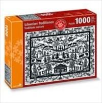 Produktbild: 1'000 Teile Puzzle Schweizer Traditionen Scherenschnittmotiv