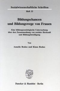 Bild vom Artikel Bildungschancen und Bildungswege von Frauen. vom Autor Annelie Rodax
