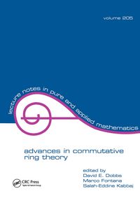 Produktbild: Advances in Commutative Ring Theory