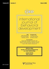 Produktbild: International Journal of Behavioral Development, Volume 29