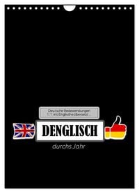Produktbild: DENGLISCH durchs Jahr (Wandkalender 2025 DIN A4 hoch), CALVENDO Monatskalender