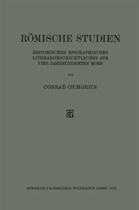 Produktbild: R&ouml;mische Studien