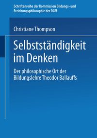 Produktbild: Selbst&auml;ndigkeit im Denken
