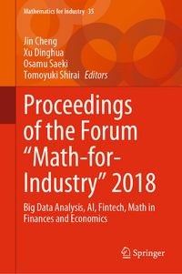 Produktbild: Proceedings of the Forum "Math-for-Industry" 2018