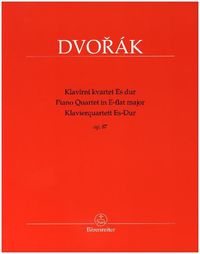 Bild vom Artikel Klavierquartett Es-Dur op. 87 (Klavírní kvartet Es dur op. 87) vom Autor Antonín Dvorák