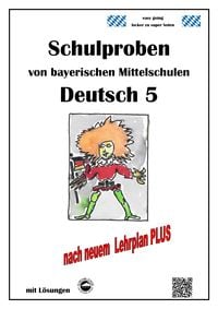 Produktbild: Deutsch 5, Schulaufgaben bayerischer Mittelschulen mit L&ouml;sungen nach LehrplanPLUS