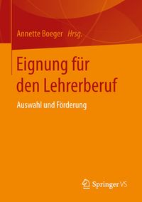 Produktbild: Eignung f&uuml;r den Lehrerberuf