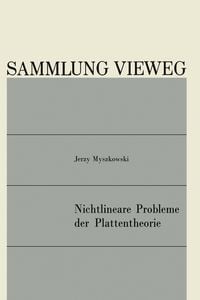 Produktbild: Nichtlineare Probleme der Plattentheorie