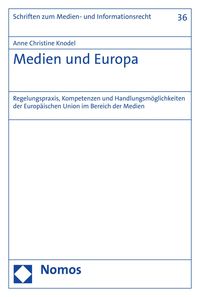 Produktbild: Medien und Europa