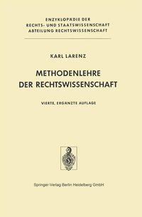 Produktbild: Methodenlehre der Rechtswissenschaft