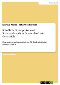 Produktbild: St&uuml;ndliche Strompreise und Stromverbrauch in Deutschland und &Ouml;sterreich